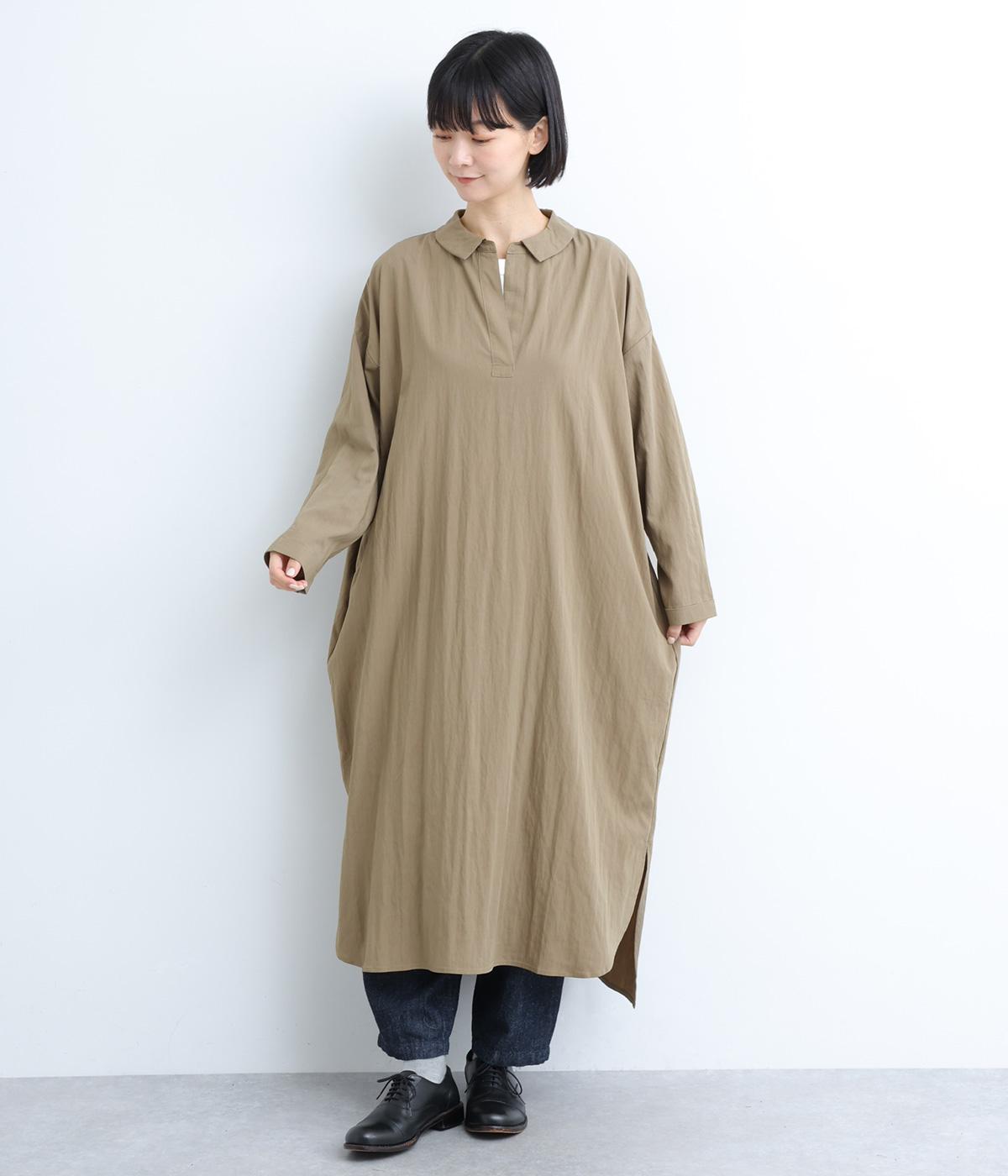 レーヨンナイロンツイルハーフネックワンピース（corail）の商品詳細