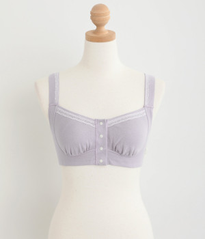 ファッションシリーズ　前開きブラ(ラベンダーミスト-M)