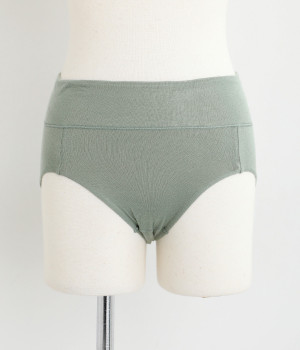 ヘルシーシリーズ　ハイライズショーツ(ハーブグリーン-M)