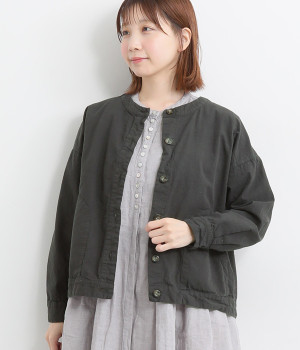 コットンリップストップ日本製品染めジャケット