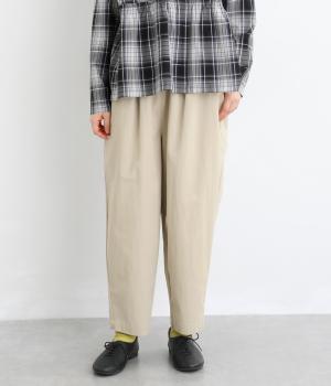 【tukuroi by SUN VALLEY】コットンナイロンツイルパンツ(オフベージュ-F)