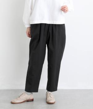 【tukuroi by SUN VALLEY】コットンナイロンツイルパンツ(クロ-F)