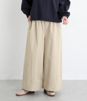 【tukuroi by SUN VALLEY】コットンナイロンツイルパンツ2(オフベージュ-F)