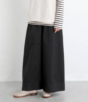 【tukuroi by SUN VALLEY】コットンナイロンツイルパンツ2(クロ-F)