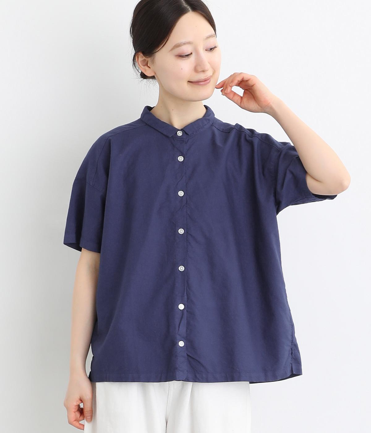 25SS パラスパレス インディゴガーゼブラウス│