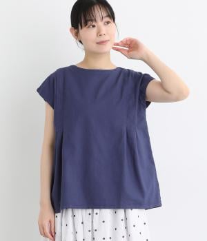 オックス日本製品染2wayタックブラウス