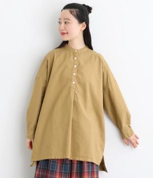 オックス日本製品染シャツ2(ベージュ-F)