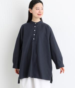 オックス日本製品染シャツ2(ネイビー-F)