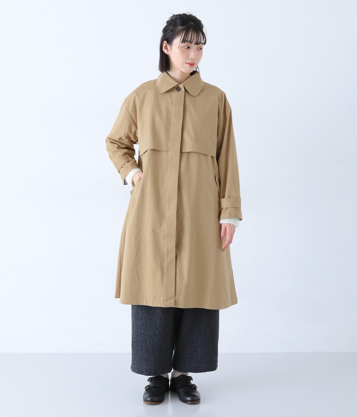 TCナイロンピーチ起毛　コート(ベージュ-F)