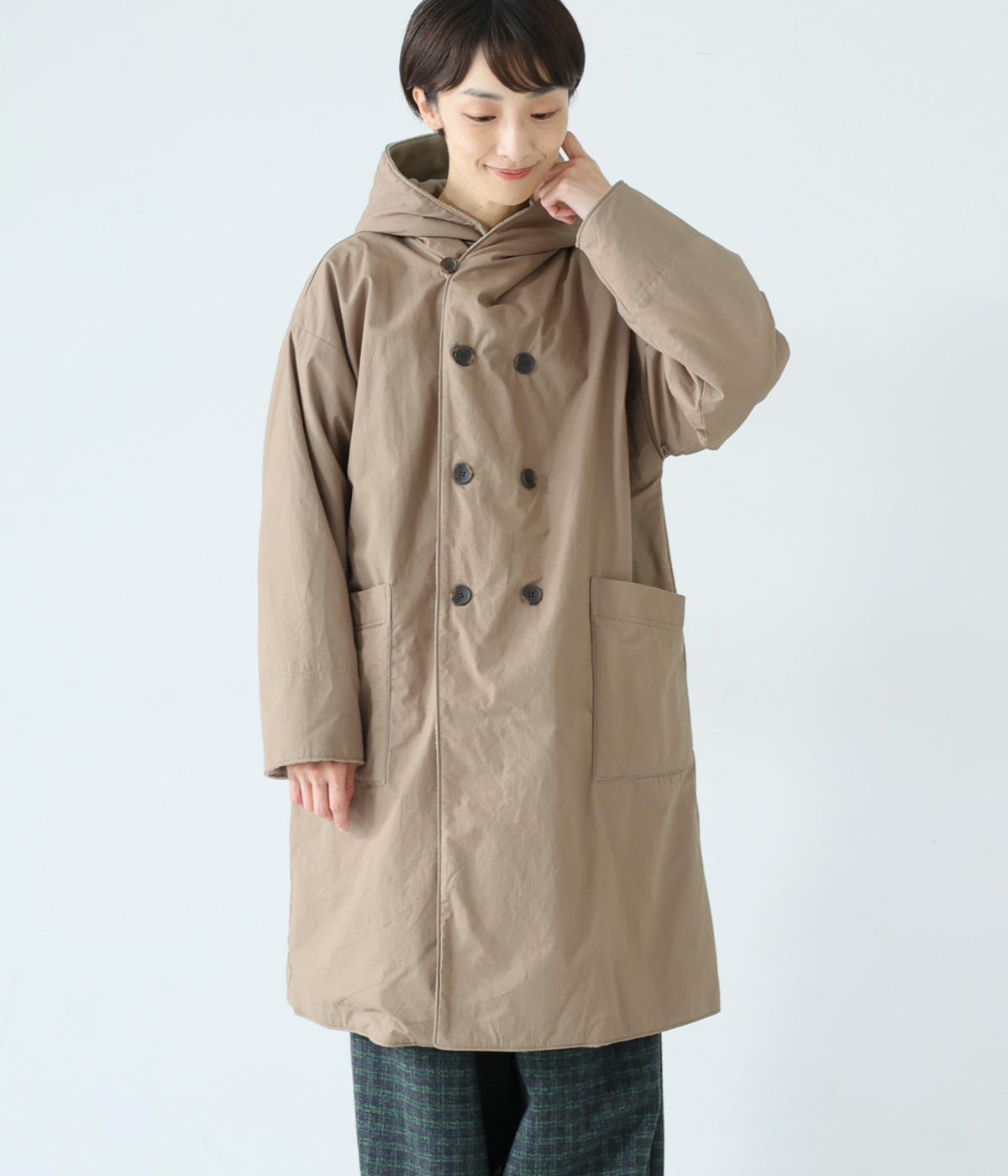 tukuroi by SUN VALLEY】コットン馬布ピーチ起毛×裏フリースフーディー