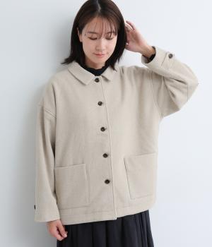 【tukuroi by SUN VALLEY】ウール混ヘリンボーンコート