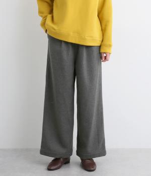 ウールライクワイドパンツ