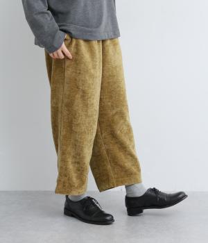 カットベロアパンツ(クレイマスタード-F)