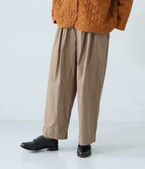 【tukuroi by SUN VALLEY】コットン馬布ピーチ起毛ワイドパンツ