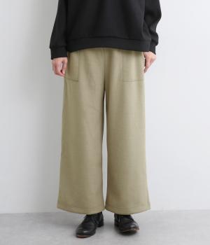 【tukuroi by SUN VALLEY】ハニカム起毛カットソーワイドパンツ