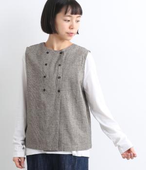 コットンリネン平織 2wayベスト（SUN VALLEY）の商品詳細