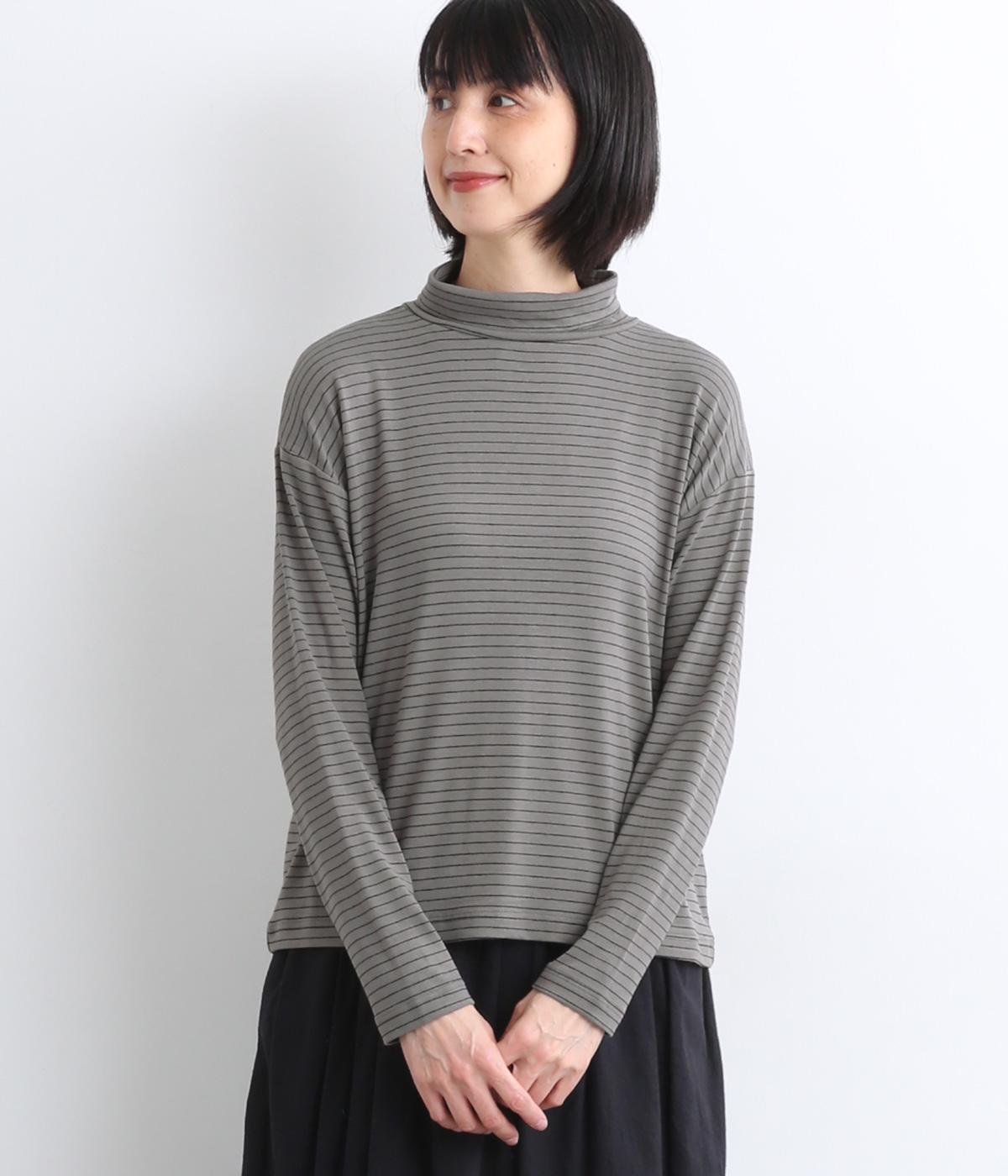 50/2 NATURAL DYED ORGANIC | モックネックプルオーバー 50/2 NATURAL DYED ORGANIC | モックネックプルオーバー