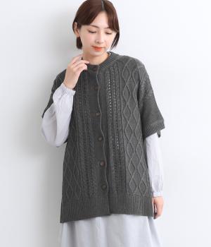 美品【レア】 バンダナ柄 イエロー カーディガン コットン ケイット / いろいろボタン付きカラーカーディガン | ITEM,Tops
