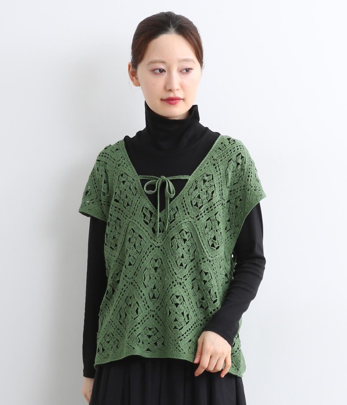 かぎ針編み 2wayベスト（SUN VALLEY）の商品詳細