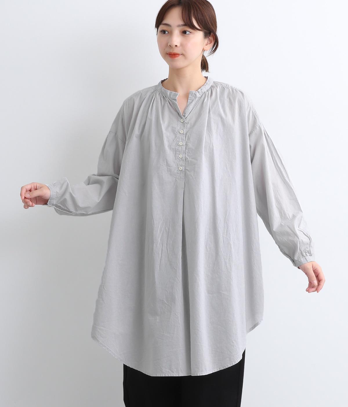 シルクコットンローンチュニック　ブラウス コットンローン日本製品染 チュニックブラウス（SUN VALLEY）の