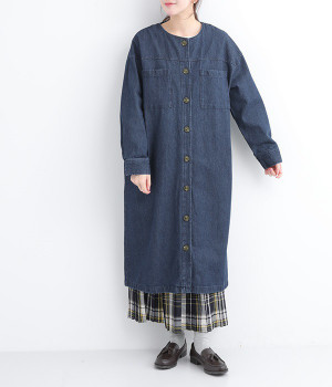 ライトデニムコート