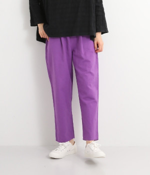 コットンクロスストレートパンツ