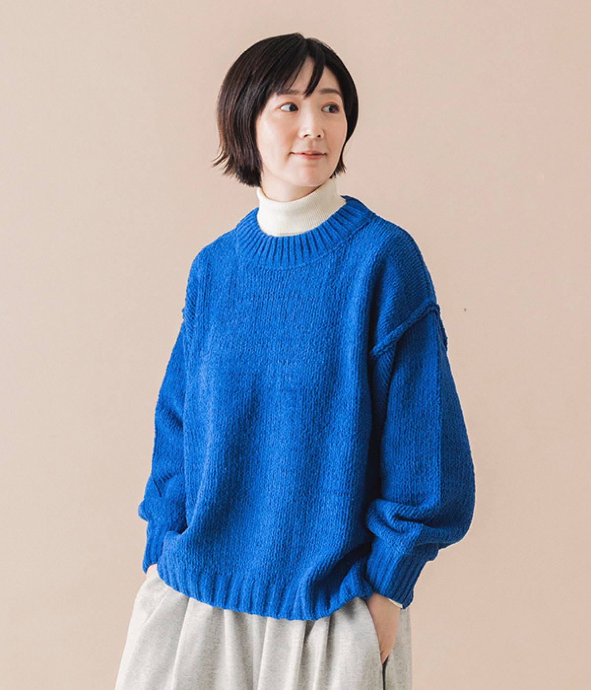 モールヤーンニットプルオーバー（LITTLE MARKET）の商品詳細