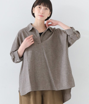 コットンリネンチュニック