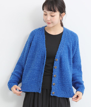 ヘアリーカーディガン