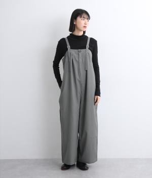 NANDIN  防水ハイバックオーバーオール グレー NANDIN SNOW 防水ハイバックオーバーオール グレー