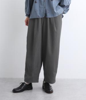 マスキュリン パンツ(ブラック-F)