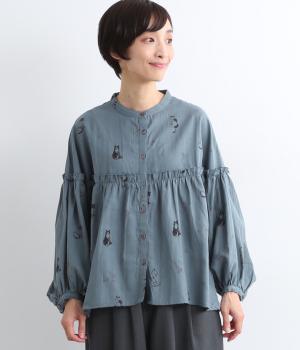 ネコハナ フリルブラウス