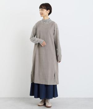 コーデュロイ無地 2wayジャンパースカート