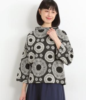 ジャカードサークルカットソー