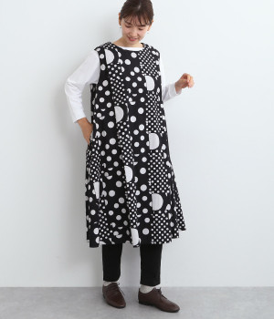 ランダムドット切替えワンピース