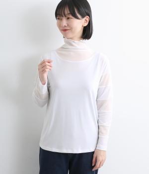 ハイネックシアーインナー(ホワイト-F)