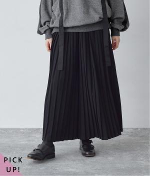 別注｜プリーツパンツ(ブラック-F)