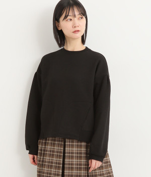 ポケット付き変形トレーナー