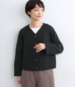 ツイードインレイ×バスクポンチジャケット