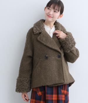 プードルテーラードジャケット(コゲチャ-F)