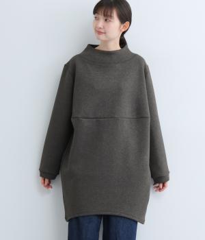 ハイネックコクーンプルオーバー