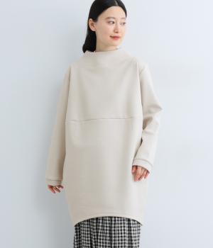 ハイネックコクーンプルオーバー(ベージュ-F)