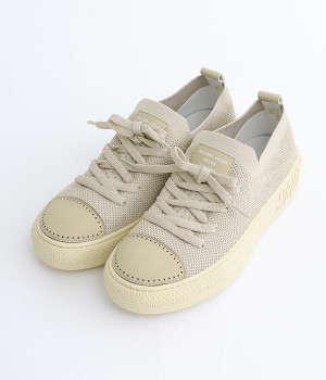 ラベル　スリッポンスニーカー(シャンパン-235)