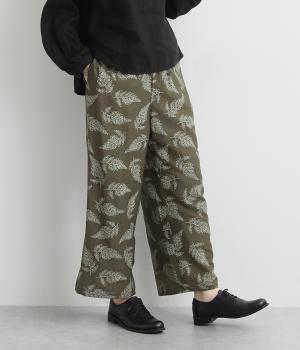 ラインリーフセミワイドパンツ