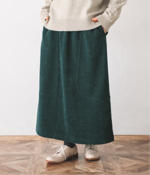 C.S RIB切替セミタイトスカート(グリーン-F)