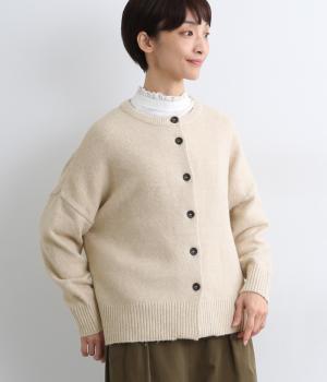 ドルマンニットカーディガン(アイボリー-F)