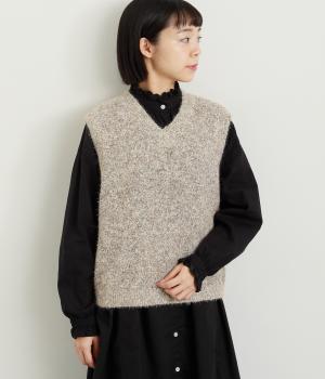 ミックスヤーンニットベスト