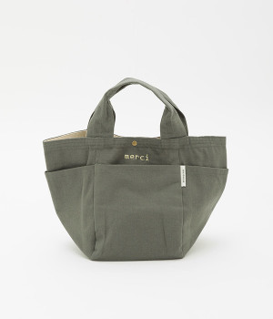 ロゴ刺繍　ランチトート