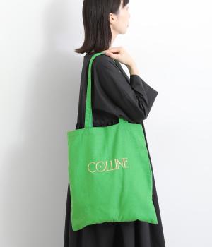 コットン風合いロゴ刺繍トート