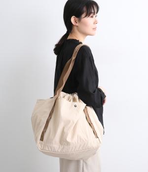 ワッシャーナイロンビッグトート(アイボリー-ONESIZE)